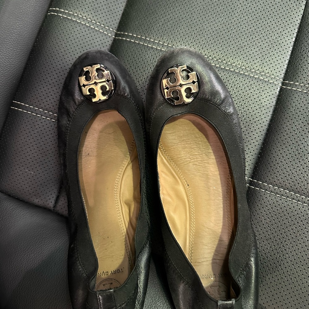 Tory Burch Leather Ballet Flats